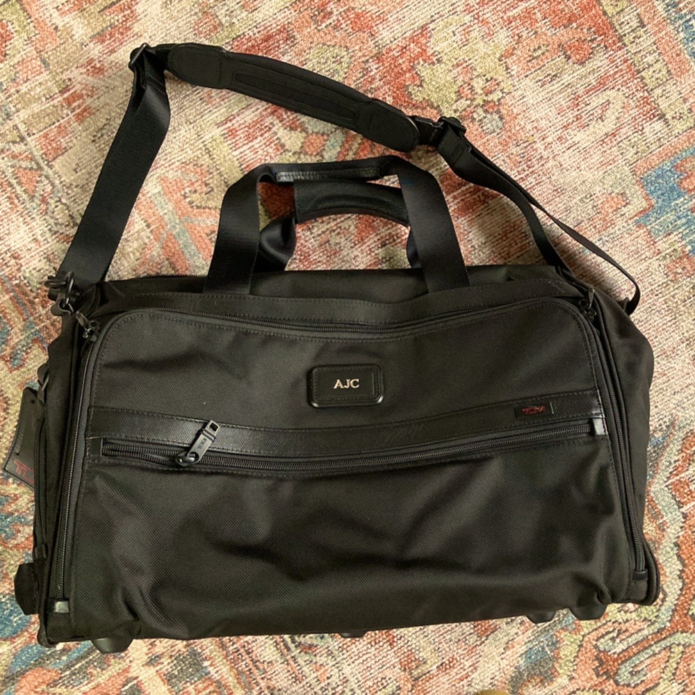 Tumi large duffel bag black ballistic nylon excellent condition